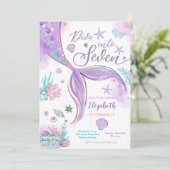 Invitation à une fête d'anniversaire de sirène (Debout devant)