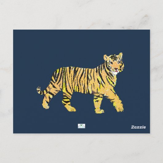 Invitation à une fête d'anniversaire de Tigre (Dos)