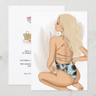Invitation à une fête d'anniversaire de vacances d
