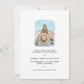 Invitation à une fête d'anniversaire de vacances d (Dos)