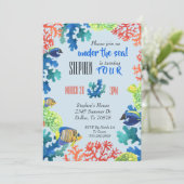 Invitation à une fête d'anniversaire d'enfant sous (Debout devant)