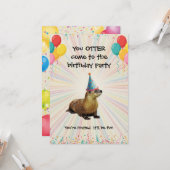 Invitation à une fête d'anniversaire d'enfant - Vo (Devant/Arrière en situation)