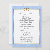 Invitation à une fête d'anniversaire des 50 ans po (Dos)