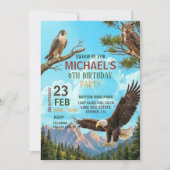 Invitation à une fête d'anniversaire des oiseaux d (Devant)