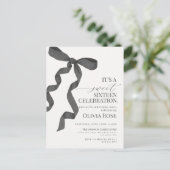 Invitation à une fête d'anniversaire des seize ans (Debout devant)