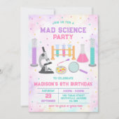 Invitation à une fête d'anniversaire d'expérience  (Devant)