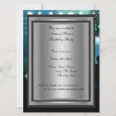 Invitation à une fête d'anniversaire Disco Rétro (Dos)