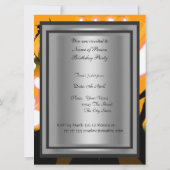 Invitation à une fête d'anniversaire Disco Rétro (Dos)