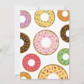Invitation à une fête d'anniversaire Donut (Dos)