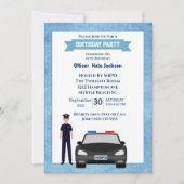 Invitation à une fête d'anniversaire d'un policier (Devant)