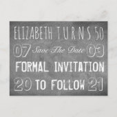 Invitation à une fête d'anniversaire Enregistrer l (Devant)