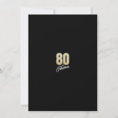 Invitation à une fête d'anniversaire fabuleuse pou (Dos)