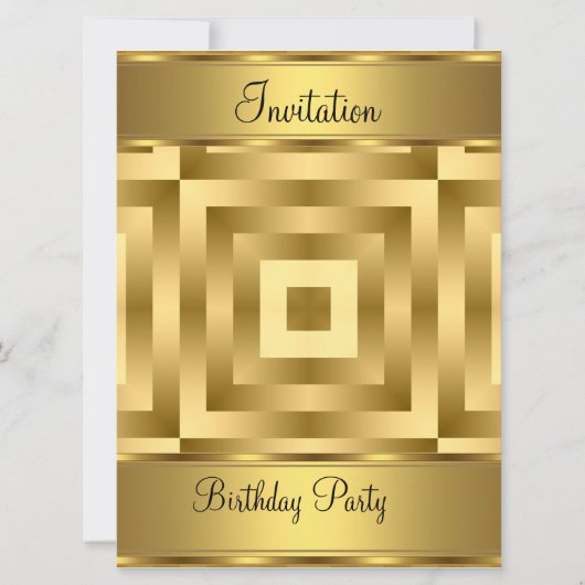 Invitation à une fête d'anniversaire Fête d'annive (Devant)