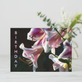 Invitation à une fête d'anniversaire ! Fleurs de l (Debout devant)