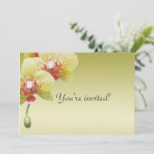 invitation à une fête d'anniversaire fleurs d'orch (Debout devant)