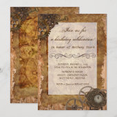 Invitation à une fête d'anniversaire industrielle (Devant / Derrière)