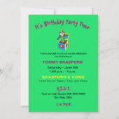 Invitation à une fête d'anniversaire, Jack In the (Dos)