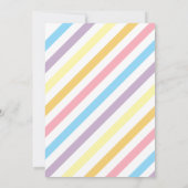 Invitation à une fête d'anniversaire Licorne et Ar (Dos)