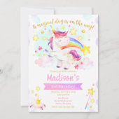 Invitation à une fête d'anniversaire magique de li (Devant)