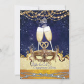 Invitation à une fête d'anniversaire Masquerade Ma (Devant)