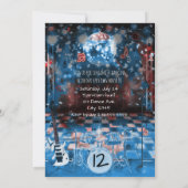 Invitation à une fête d'anniversaire musicale et d (Dos)