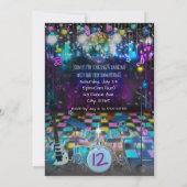 Invitation à une fête d'anniversaire musicale et d (Dos)