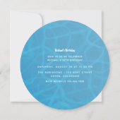 Invitation à une fête d'anniversaire nautique (Dos)