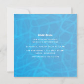 Invitation à une fête d'anniversaire nautique (Dos)