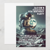 Invitation à une fête d'anniversaire neurodivergen (Devant / Derrière)