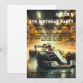 Invitation à une fête d'anniversaire neurodivergen (Devant / Derrière)
