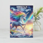 Invitation à une fête d'anniversaire neurodivergen (Debout devant)