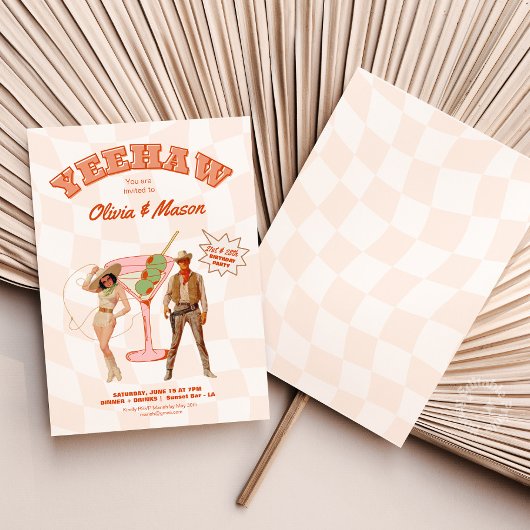Invitation à une fête d'anniversaire occidentale F