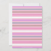 Invitation à une fête d'anniversaire | Pink Fun Bu (Dos)
