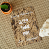 Invitation à une fête d'anniversaire plus ancienne