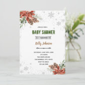 Invitation à une fête d'anniversaire pour bébé ave (Debout devant)