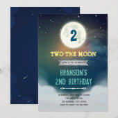 Invitation à une fête d'anniversaire pour deux sur (Devant / Derrière)