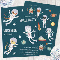 Invitation à une fête d'anniversaire pour enfants