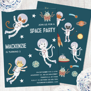Invitation à une fête d'anniversaire pour enfants