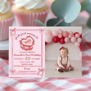 Invitation à une fête d'anniversaire pour fille : 