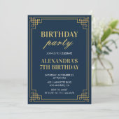 Invitation à une fête d'anniversaire pour fille 7 (Debout devant)