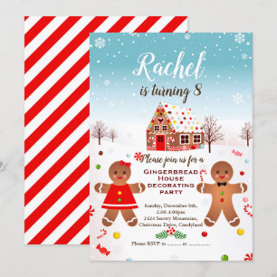 Invitation à une fête d'anniversaire pour la décor