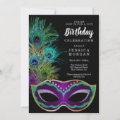 Invitation à une fête d'anniversaire pour le Mardi (Devant)
