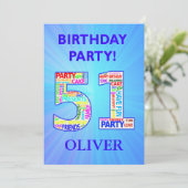 Invitation à une fête d'anniversaire pour les 51 a (Debout devant)