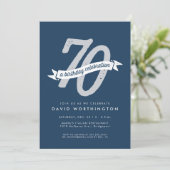 Invitation à une fête d'anniversaire pour les 70 a (Debout devant)
