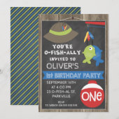Invitation à une fête d'anniversaire pour les pois (Devant / Derrière)