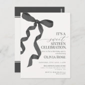 Invitation à une fête d'anniversaire pour les seiz (Devant / Derrière)