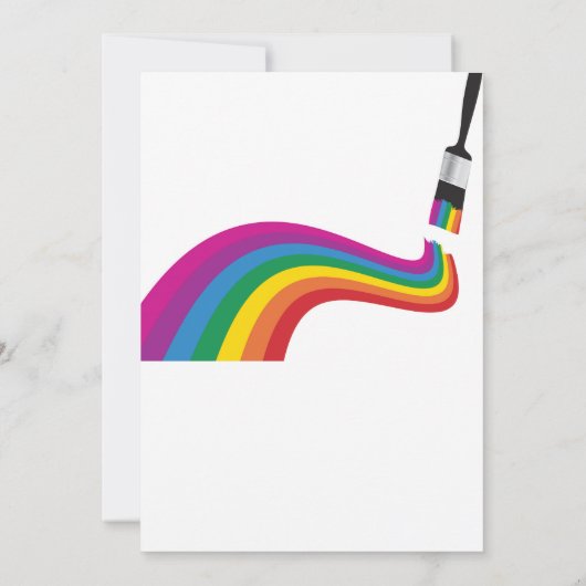 Invitation à une fête d'anniversaire pour peindre (Dos)