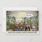 Invitation à une fête d'anniversaire pour senior (Devant)