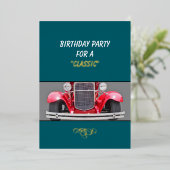 Invitation à une fête d'anniversaire pour un Class (Debout devant)