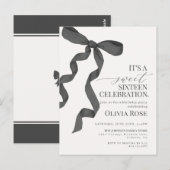 Invitation à une fête d'anniversaire pour un Sweet (Devant / Derrière)